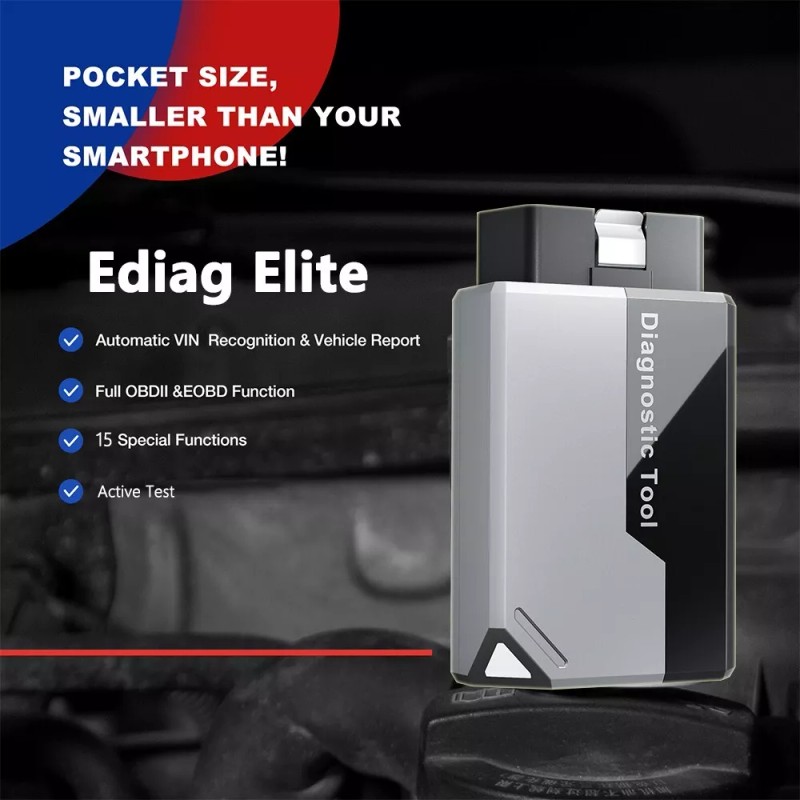 KINGBOLEN 2025 Kingbolen Ediag Elite OBD2 Car Diagnostic Tool Bluetooth