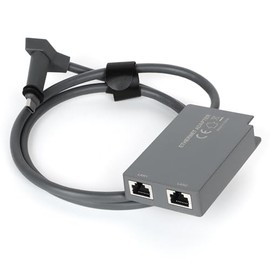 Ethernet Adapter for Starlink Standard Actuated Gen 2, 2 Ports Starlink GEN 2/V2 RJ45 Dish Female to Router Male Adapter for Starlink Dish Satellite Internet V2 for Wired External Network