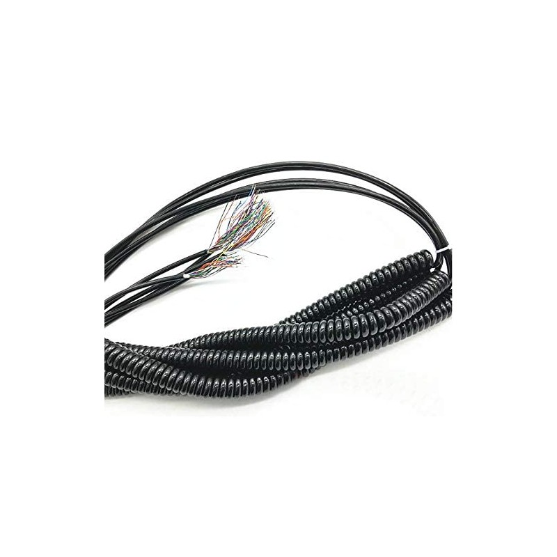 26 Cores Industrial Spring Spiral Coiled Cable CNC Handheld Encoder