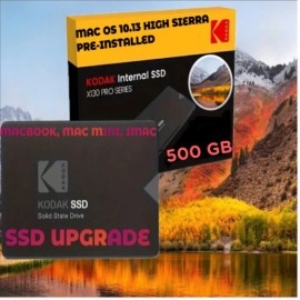 For Apple Mac 500GB SSD 2.5 Inch Hard Drive With Mac OS High Sierra Pre-Installed for Mac