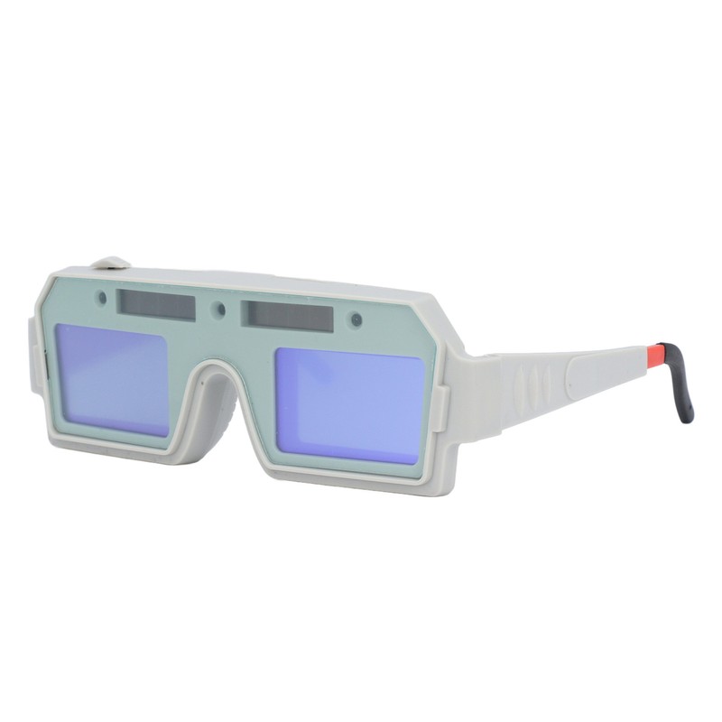 Solar Welding Glasses Auto Darkening UV Proof Adjustable Lampshade Safety