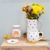 ZALE YARDLEY Flower Vase, Pitcher Vase, Ceramic Bee Flower Jug