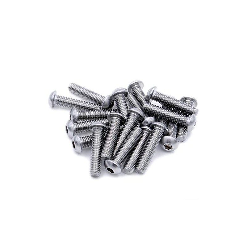 M2 (2mm x 3mm) Hex Socket Button Machine Screw (Bolt)