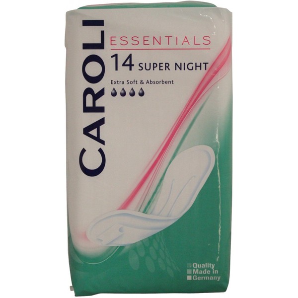 Caroli Night Pads Super Pack of 14