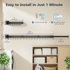 JAUREE Clothes Drying Rack Wall Mounted, Space-Saving Drying Rack Clothing,