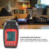 3.6V Combustible Gas Detector with Indicator Light Sound Alarm for