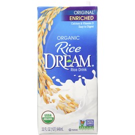 RICE DREAM Enriched Original Organic Rice Drink, 32 fl. oz. (Pack of 6)