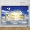 DORCEV 10x8ft Heaven Backdrop Gate of Heaven Paradise Gate Photography
