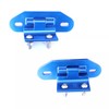 2 Pcs Rear Hatch Hinges Aluminum Blue Fit for 1982-1992