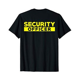 Security Officer Enforcement Badge Police Guards Uniform T-Shirt