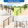 PLANTOP 36" Left Side Mount Stair Cable Railing Post for