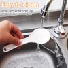 Giantree 2 Pcs Plastic Rice Paddle, White Rice Spoon Non-Stick
