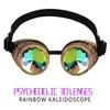 Raves Glasses with Rainbow Crystal Glass Lens Kaleidoscope Goggles Funky