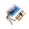 Security Cylinder Door Lock 68 mm 8x Keys 34/34 Brass