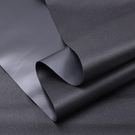 GoldWheel 1Yard(36"×60") Marine Waterproof Canvas Fabric 600 Denier Outdoor/Indoor Awning Fabric Anti-UV Blocks Heat, Reduce Glare for Boat Tent Shading Cushion, Black