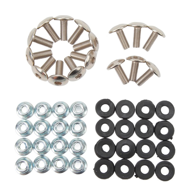 Fender Screw Washer Nut Screw Set for ATV Quad 4