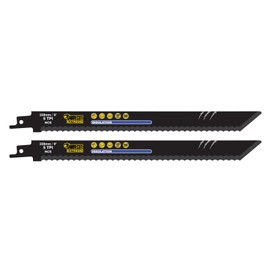 2 x SabreCut SCRS1113AWP 228mm 5 TPI S1113AWP fast insulation materials, wool, cork, leather and cardboard cutting reciprocating saw blades, compatible with Bosch Dewalt Makita and many others