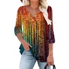 ROSELINLIN Womens Tunic Top Loose Fit Long Sleeve Boho Shirts