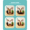 Baffect Yarn Holder Magnetic, Wooden Yarn Ball Holder with T-Shaped