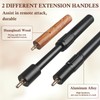Kmise 3/4 Split Snooker Pool Cue, 57", 9mm Tips, 19,