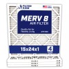 Filter King 15x24x1 Air Filter 4-PACK MERV 8 Actual Size