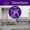 Granite Gold Polish Wipes Streak-Free Shine for Granite, Quartz, Marble,
