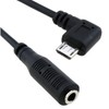 LUORNG Audio Adapter Cable Black Micro USB to 3.5 Female