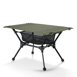 ONETIGRIS Dipper Camping Table, Lightweight Portable Folding Table with Mesh Storage Net, High/Low Options, Ideal for Camping, Hiking, Tailgating, Beach, Picnic, Travel, Backyard
