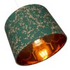 Modern Deep Forest Green Cotton Fabric 10" Lamp Shade with