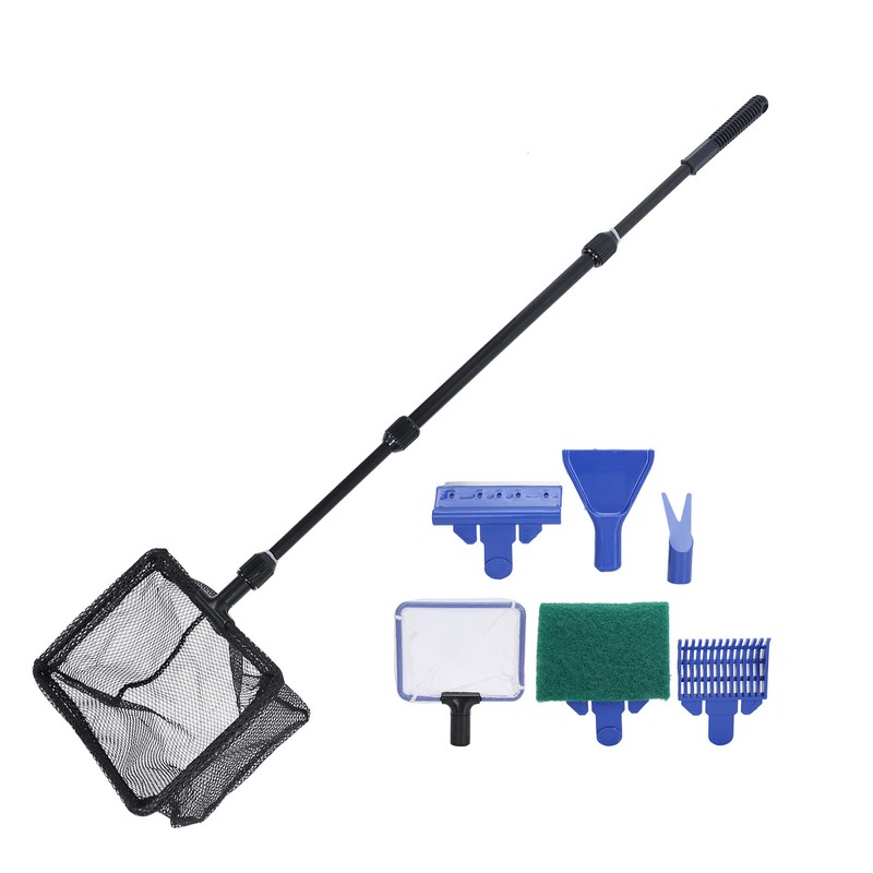 6 in 1 Aquarium Fish Tank Cleaning Tool Kit Net