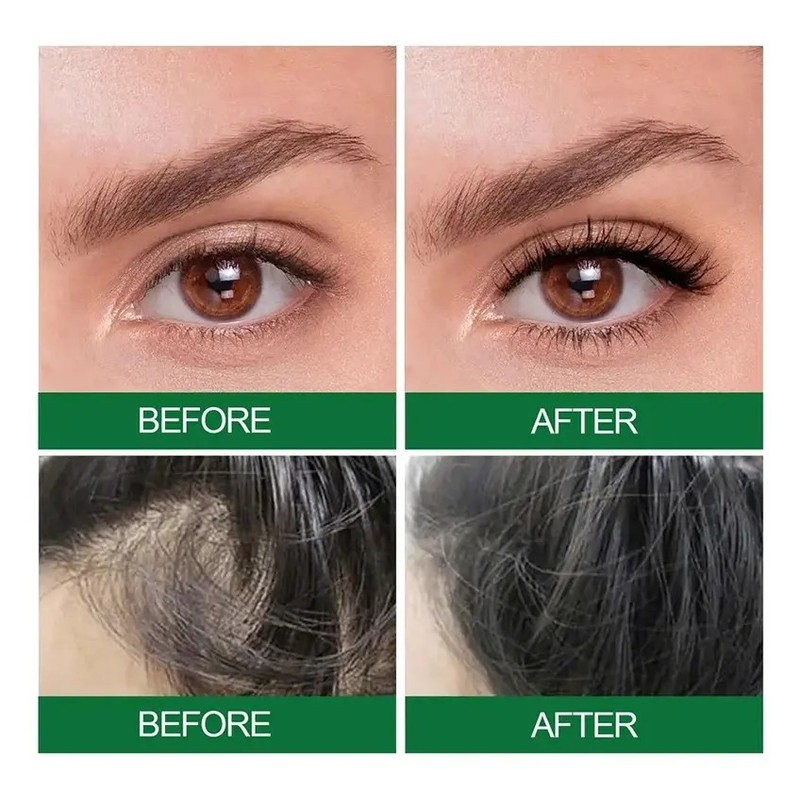 Aceite De Ricino,crecimiento De Pestañas, Cejas, Cabello 2pc