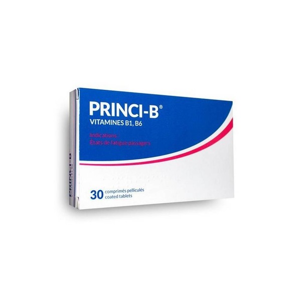 Categories:Pharmacy,The immune system Princi-B Vitamins B1 B6 30 Tablets