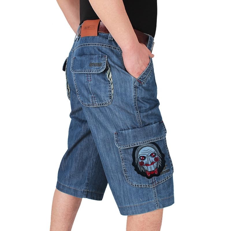 KLORIZ Jigsaw Killer Patch Billy Saw Horror Movie TV Embroidered