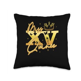Mis Quince 15th Birthday Mexican Party Quinceanera Throw Pillow