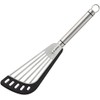 Judge 14cm Slotted Turner, for Non-Stick Pans, Silver, 20 x