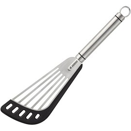 Judge 14cm Slotted Turner, for Non-Stick Pans, Silver, 20 x 30 x 25 cm