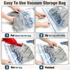 HIBAG Vacuum Storage Seal Bags, 10 Jumbo Space Saver Vacuum