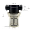 SEAFLO 1/2" Female NPT in-Line Strainer with 100 Mesh Stainless