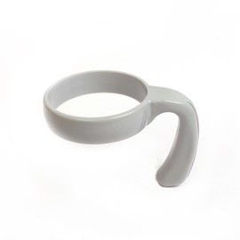 30 oz Tumbler Handles, Anti Slip Travel Mug Grip Cup Holder for Stainless Steel Tumblers, Suitable for Trail, Sic, Yeti, Ozark and More 30 Ounce Tumbler Mugs, Car Cups (Grey)