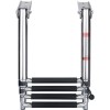 [United States ] Boat Telescopic 4 Step Ladder,Stainless Steel Swim