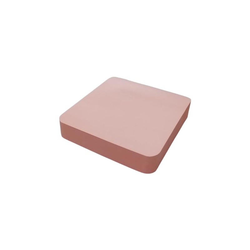 Levarage Rounded Corner Note, 3" x 3", Pastel Pink