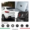 Quattroerre 15782 Pre-Cut Sticker for Car Diavolik, Silver, 10 x