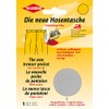 Kleiber Iron On Trouser Pocket Repair, Light Grey, 23 cm