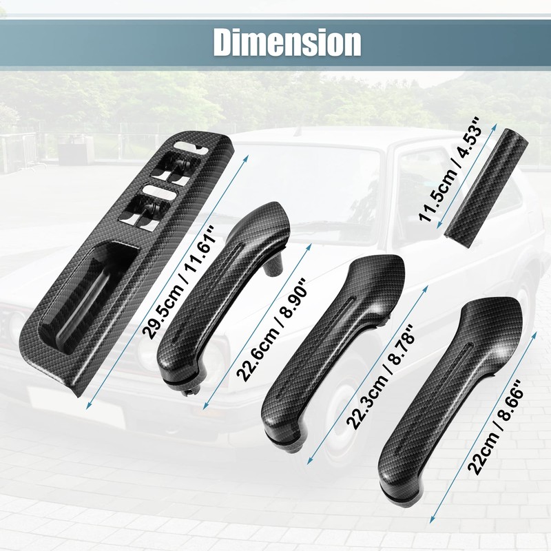 X AUTOHAUX 1 Set Interior Left Right Window Switch Panel