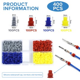 Connector Pins Kit Car Plug Cable Connectors Cable Lugs Car Electrical Set Male and Female Wire Seals Removal Tool Set for Motorcycles Cars Boats 690 Pieces