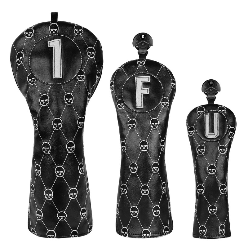 Golf Club Head covers Wood Set 3 PACKS (1.F.U) Set
