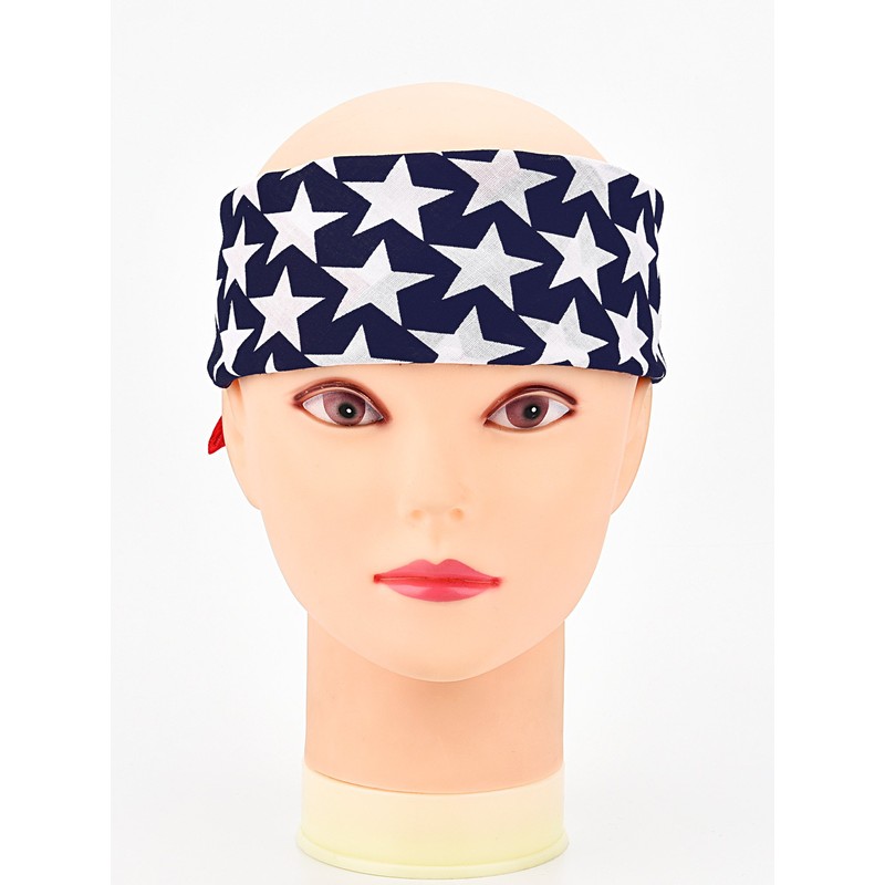 Maxdot American Flag Bandanas USA Flag Headband Kerchief Unisex Cowboy