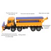 1:50 Snow Sweeper Model Zinc Alloy Simulation Engineering Vehicle Model