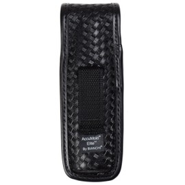 Bianchi AccuMold Elite 7907 Brass Snap Oc Spray Pouch (Basketweave Black, Small)