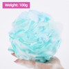 4 Pack Mesh Pouf Bath Sponges, 100g/Pc XXL Large Loofahs